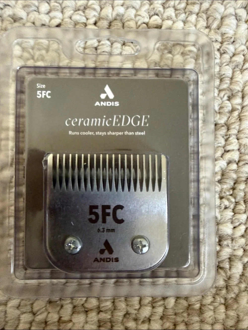 Andis CeramicEDGE 5FC Replacement Blade - Silver/Black
